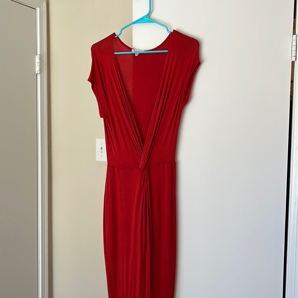 Coral dress